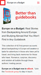 Mobile Screenshot of europebackpack.com